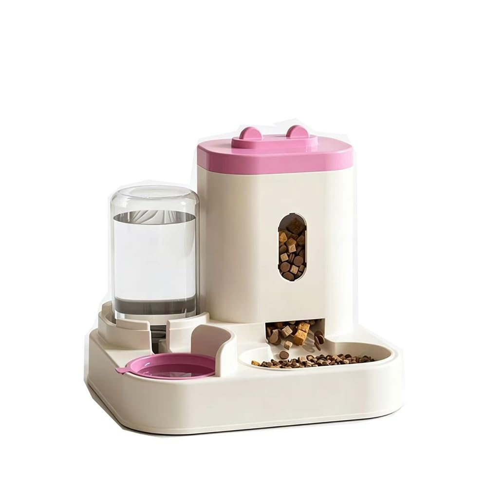 Feeding Device with Water Dispenser and Food Storage