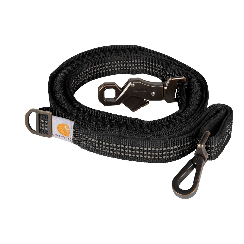 Reflective Nylon Dog Leash with Shock Absorbing Design