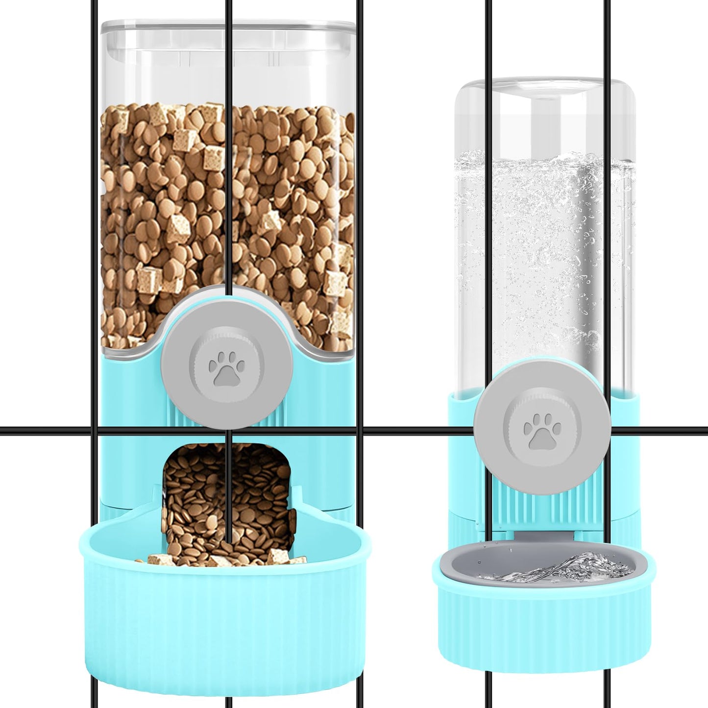Hanging Gravity Feeder & Waterer Set for Small Pets