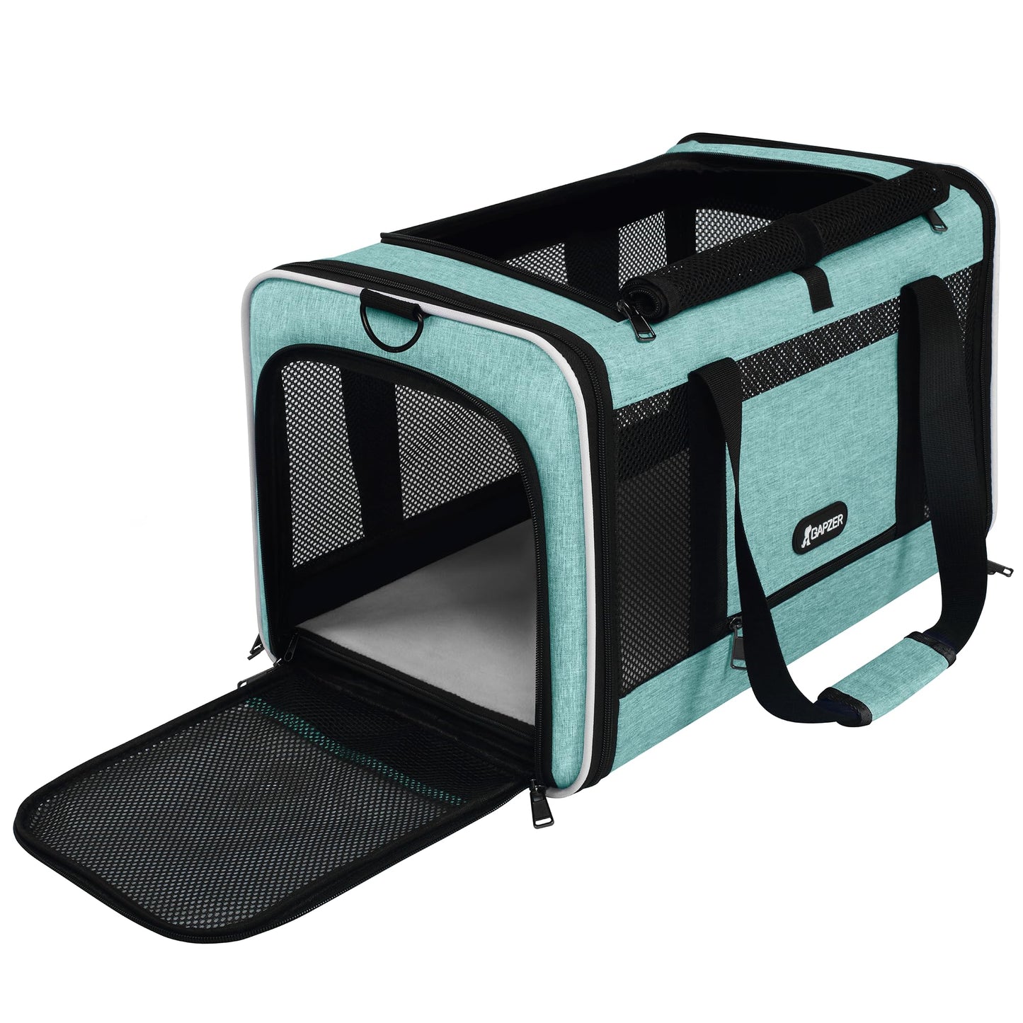 Soft Sided Top Load Pet Carrier for Cats & Small Dogs