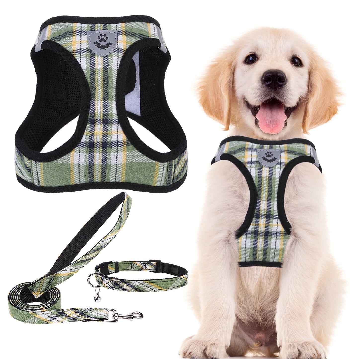 No Pull Dog Harness Set with Collar and Leash