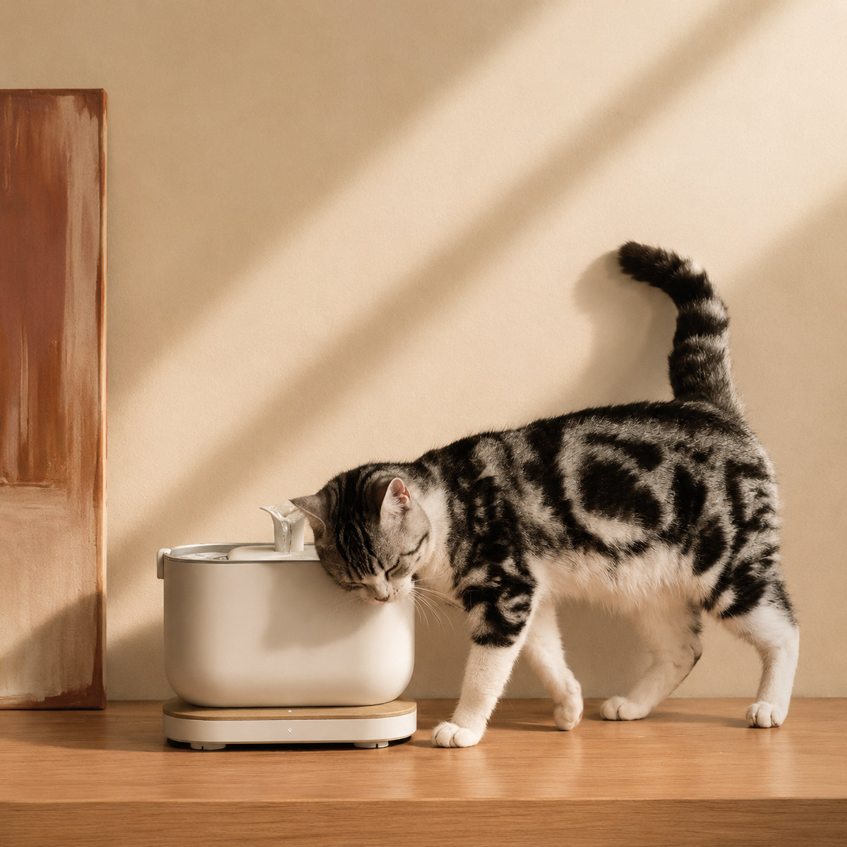 Cordless Smart Pet Water Fountain with App Control