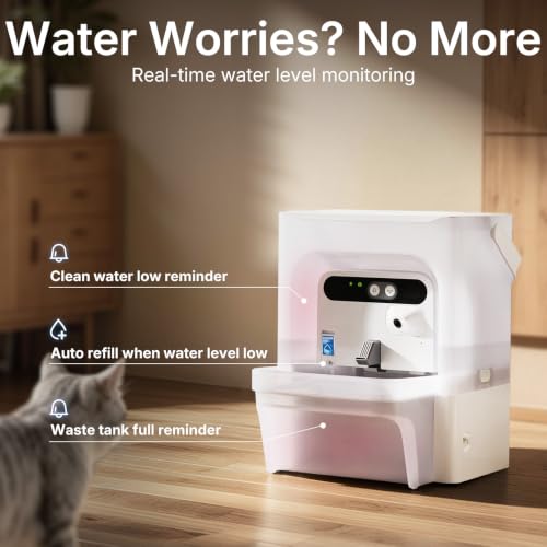 AI Smart Cat Water Fountain with Filterless Design