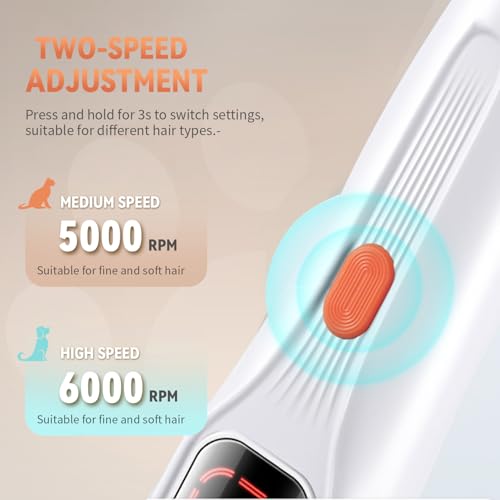 Waterproof Dog Paw Trimmer with LED Light