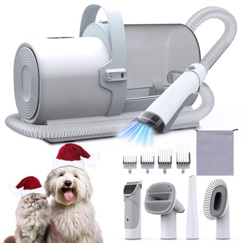 Low Noise Dog Grooming Vacuum Kit with Clipper