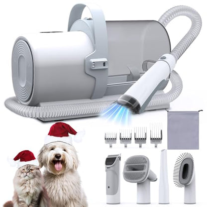Low Noise Dog Grooming Vacuum Kit with Clipper