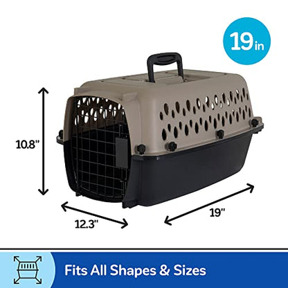 Plastic Dog Kennel for Safe Travel & Indoor Use