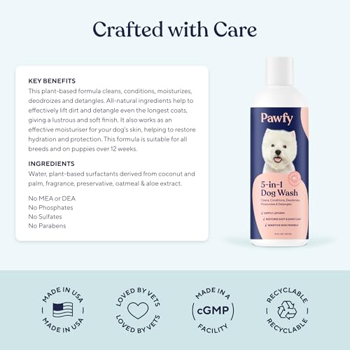 Oatmeal Aloe Dog Shampoo & Conditioner for Sensitive Skin