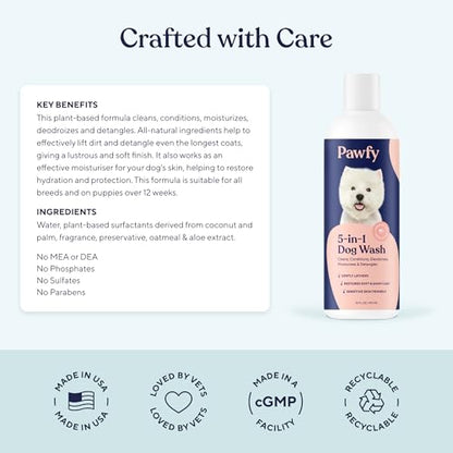 Oatmeal Aloe Dog Shampoo & Conditioner for Sensitive Skin