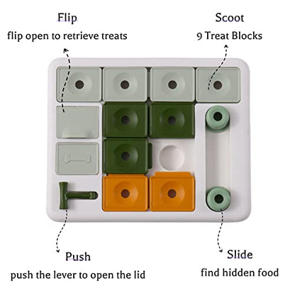 Three Level Dog Puzzle Toy for Mental Stimulation
