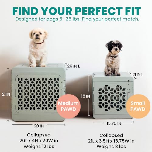 Collapsible Dog Crate for Indoor & Travel Use
