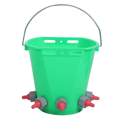 Multi Nipple Livestock Feeder Bucket for Farm Animals