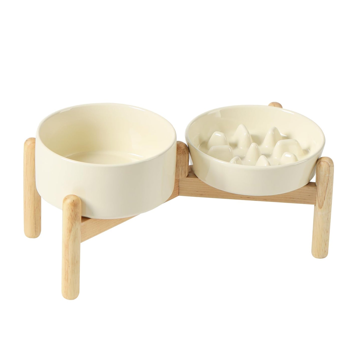 Ceramic Slow Feeder Bowl for Dogs & Cats