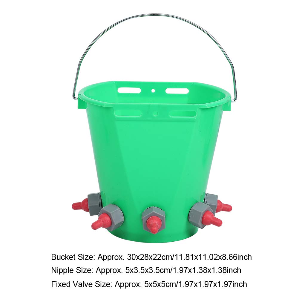 Multi Nipple Livestock Feeder Bucket for Farm Animals