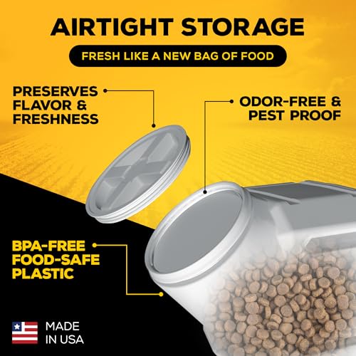 Gamma2 Vittles Vault Airtight Pet Food Storage Container