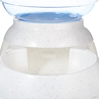 Gravity Pet Food Feeder & Water Dispenser Station Set