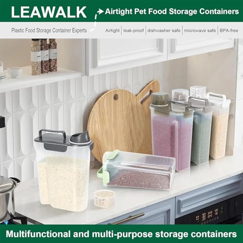 Airtight Pet Food Storage Container with Pour Spout