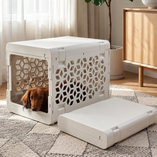 Collapsible Dog Crate for Indoor & Travel Use