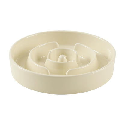 Ceramic Slow Feeder Bowl for Dogs & Cats