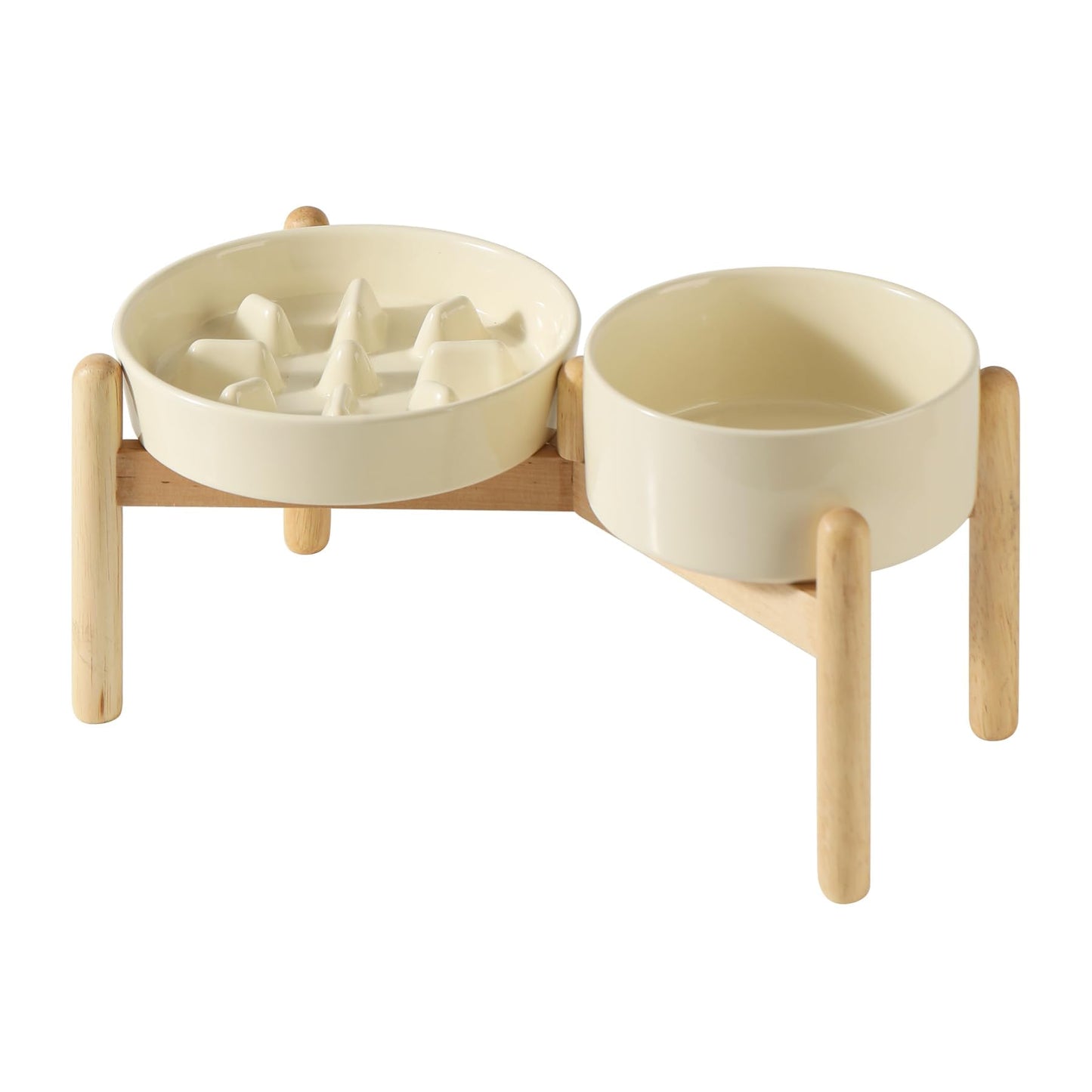Ceramic Slow Feeder Bowl for Dogs & Cats