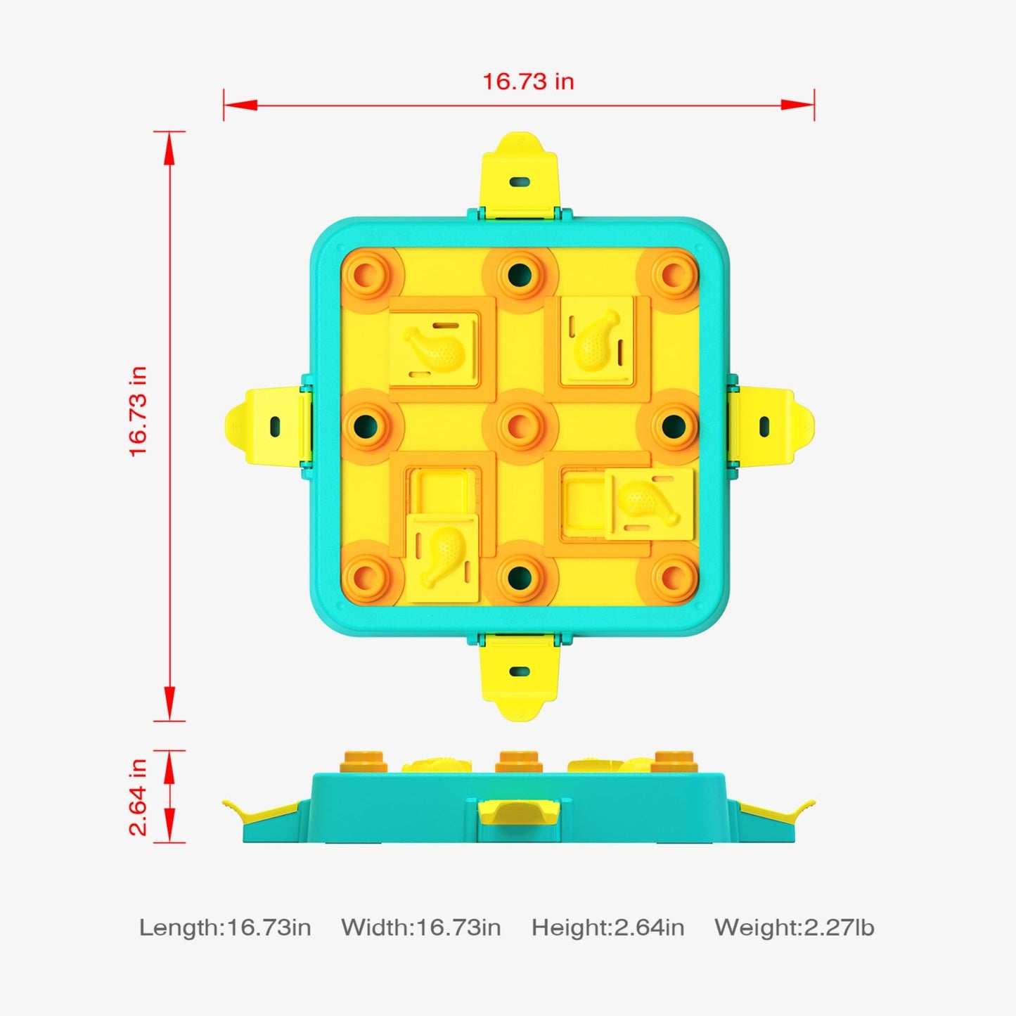 Interactive Dog Puzzle Feeder for Mental Stimulation