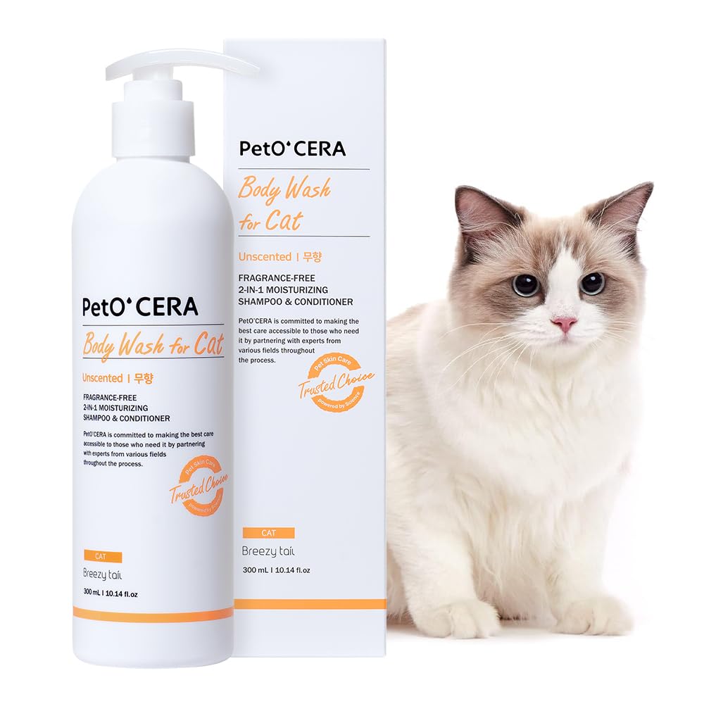 Hypoallergenic Cat Shampoo & Conditioner for Skin Care