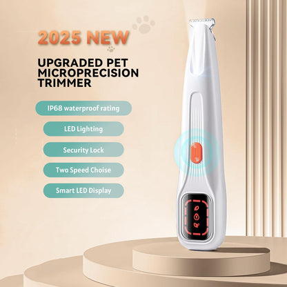 Waterproof Dog Paw Trimmer with LED Light