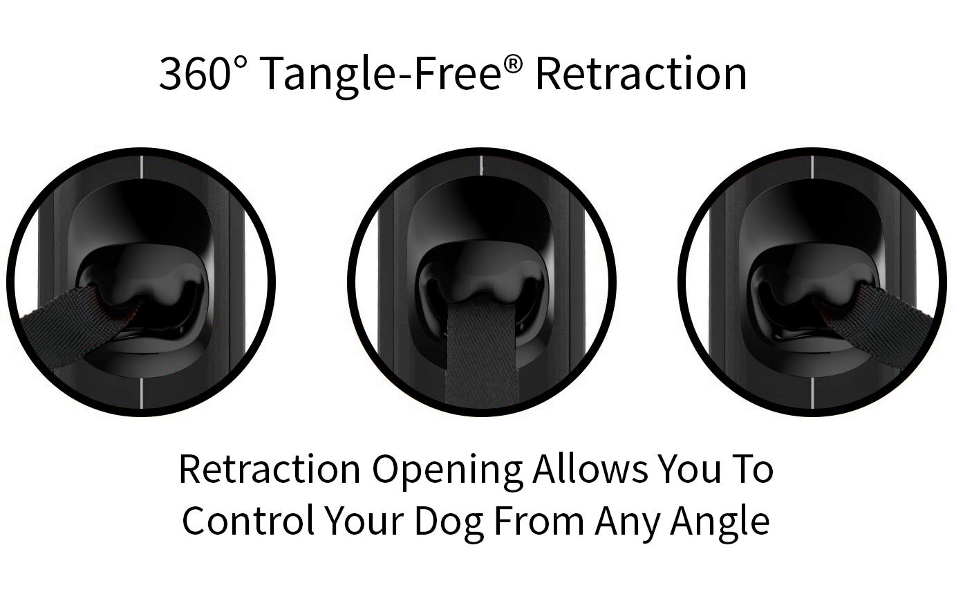 360° Retractable Dog Leash with Anti Slip Handle
