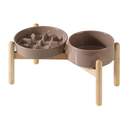 Ceramic Slow Feeder Bowl for Dogs & Cats
