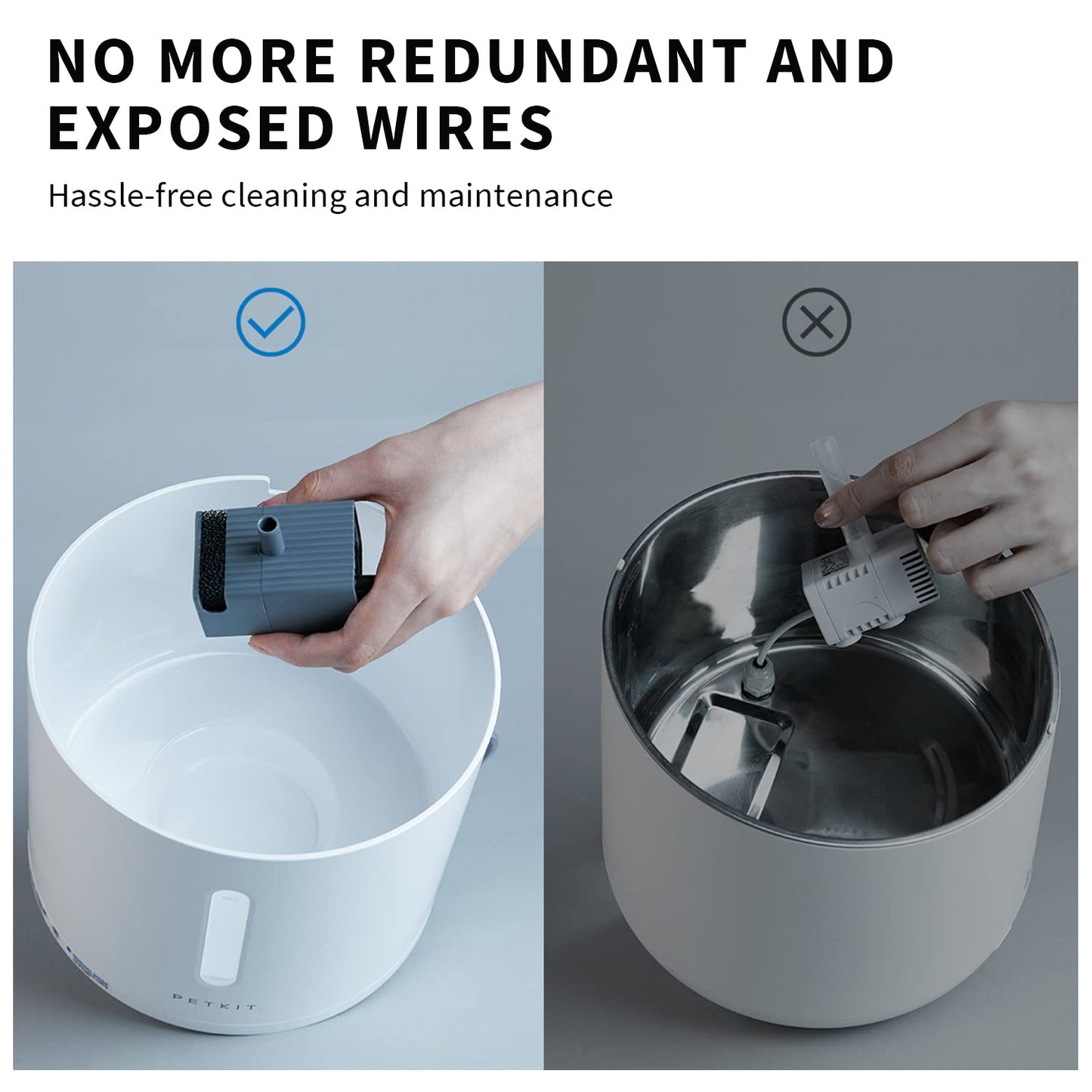 Wireless Smart Pet Water Fountain with App Control
