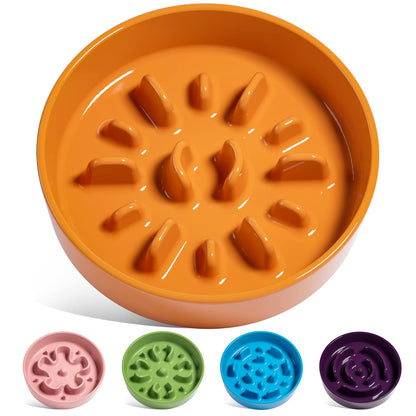 Ceramic Slow Feeder Bowl for Dogs & Small Pets