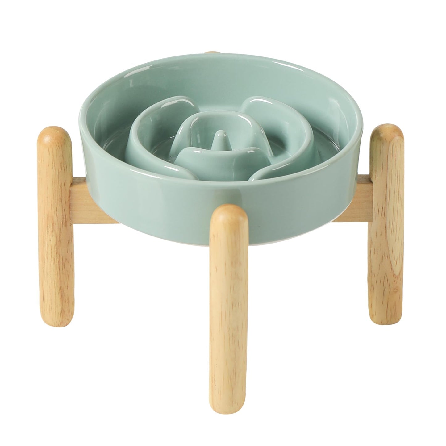 Ceramic Slow Feeder Bowl for Dogs & Cats