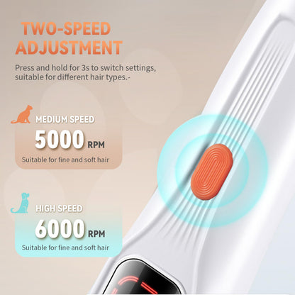 Waterproof Dog Paw Trimmer with LED Light