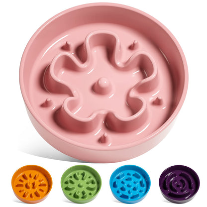 Ceramic Slow Feeder Bowl for Dogs & Small Pets