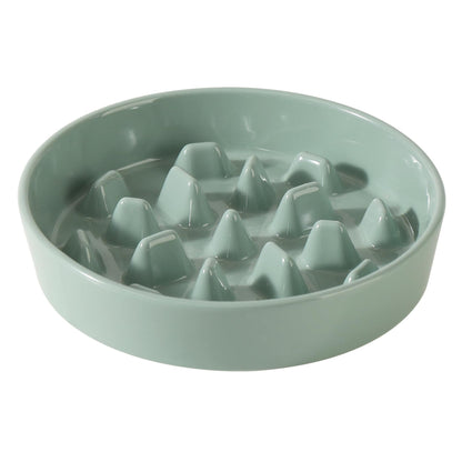Ceramic Slow Feeder Bowl for Dogs & Cats