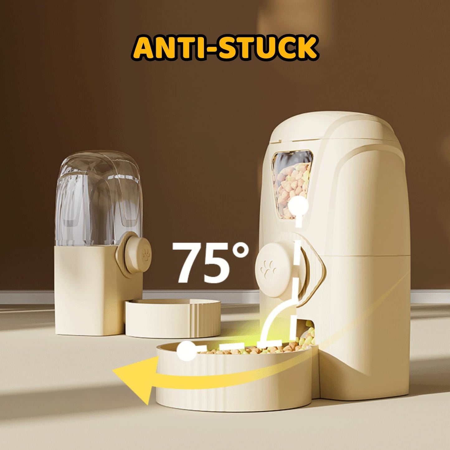 Automatic Gravity Feeder & Water Dispenser for Small Pets
