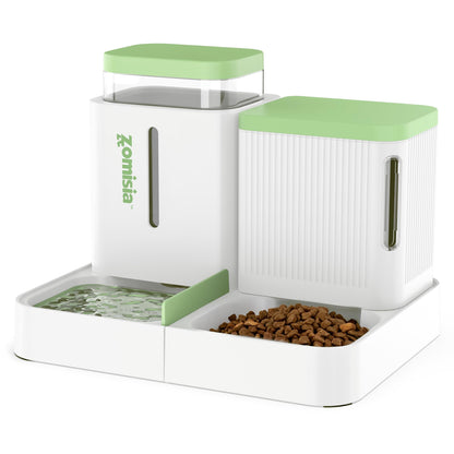 Gravity Pet Feeder & Water Dispenser Set