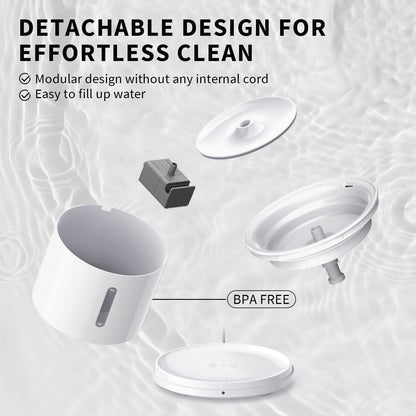 Wireless Smart Pet Water Fountain with App Control