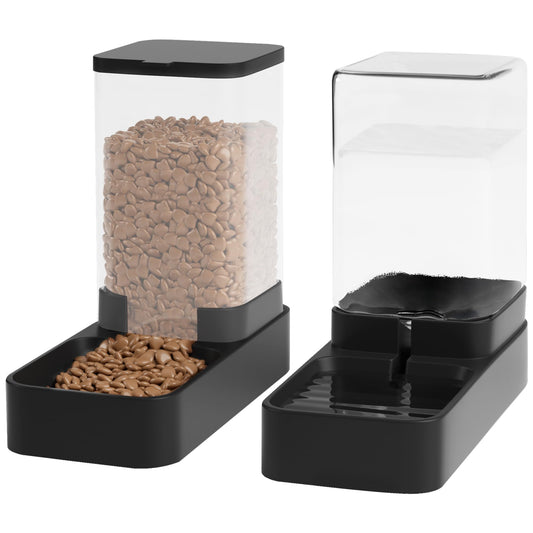 Automatic Pet Feeder & Water Dispenser Set with Bowl