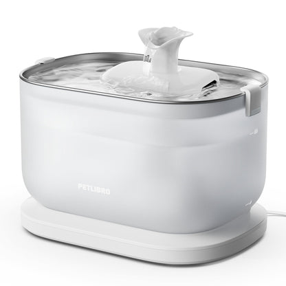 Smart Stainless Steel Pet Water Fountain with App Control