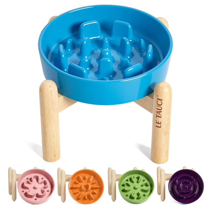 Ceramic Slow Feeder Bowl for Dogs & Small Pets