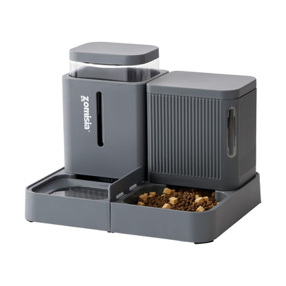Gravity Pet Feeder & Water Dispenser Set