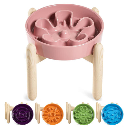 Ceramic Slow Feeder Bowl for Dogs & Small Pets