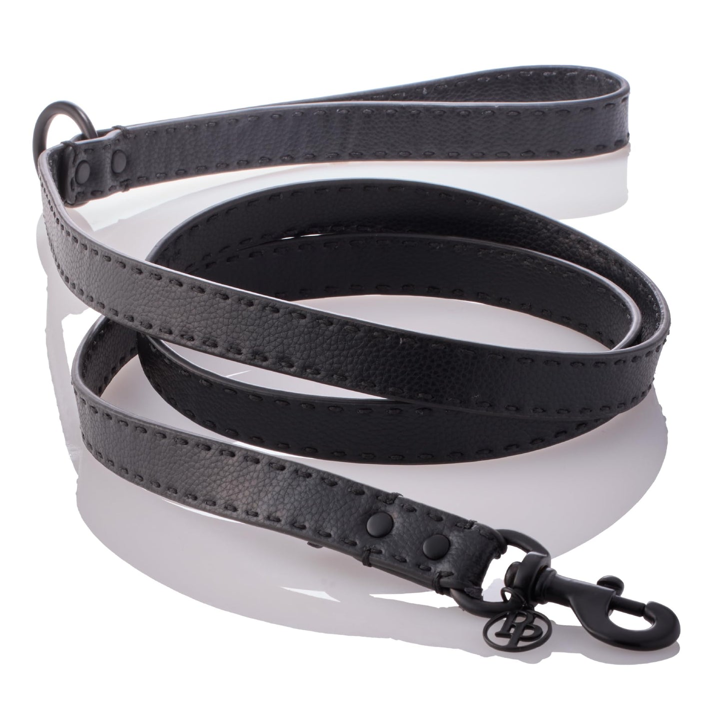 Vegan Leather Pet Leash with Durable Hardware
