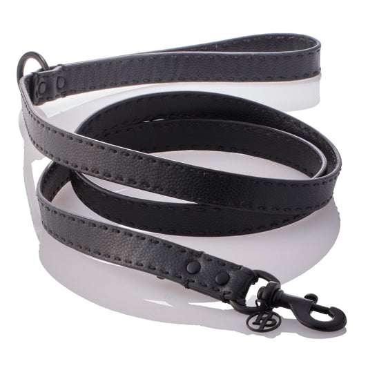 Vegan Leather Pet Leash with Durable Hardware