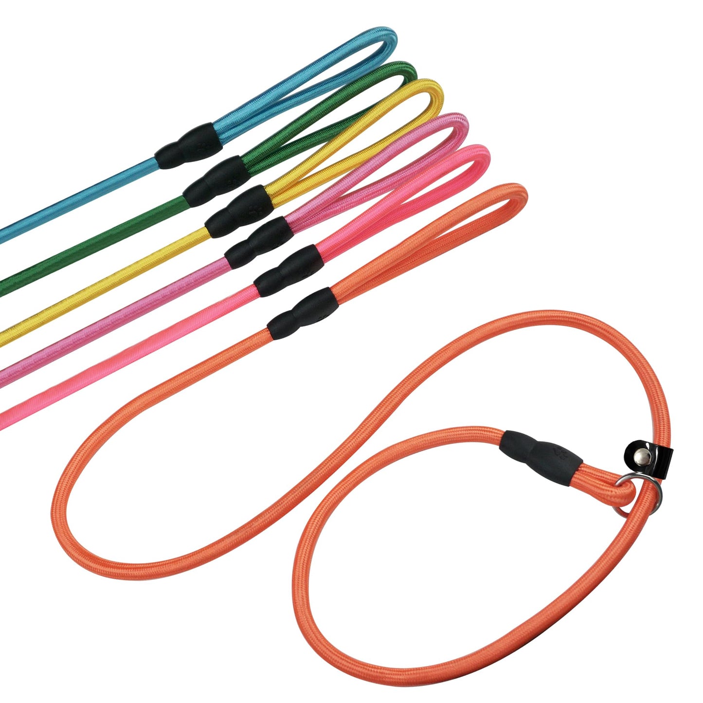 FOVRLZSE Bulk Nylon Dog Slip Leashes