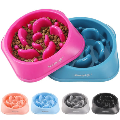 Slow Feeder Dog Bowl for Healthy Eating & Digestion
