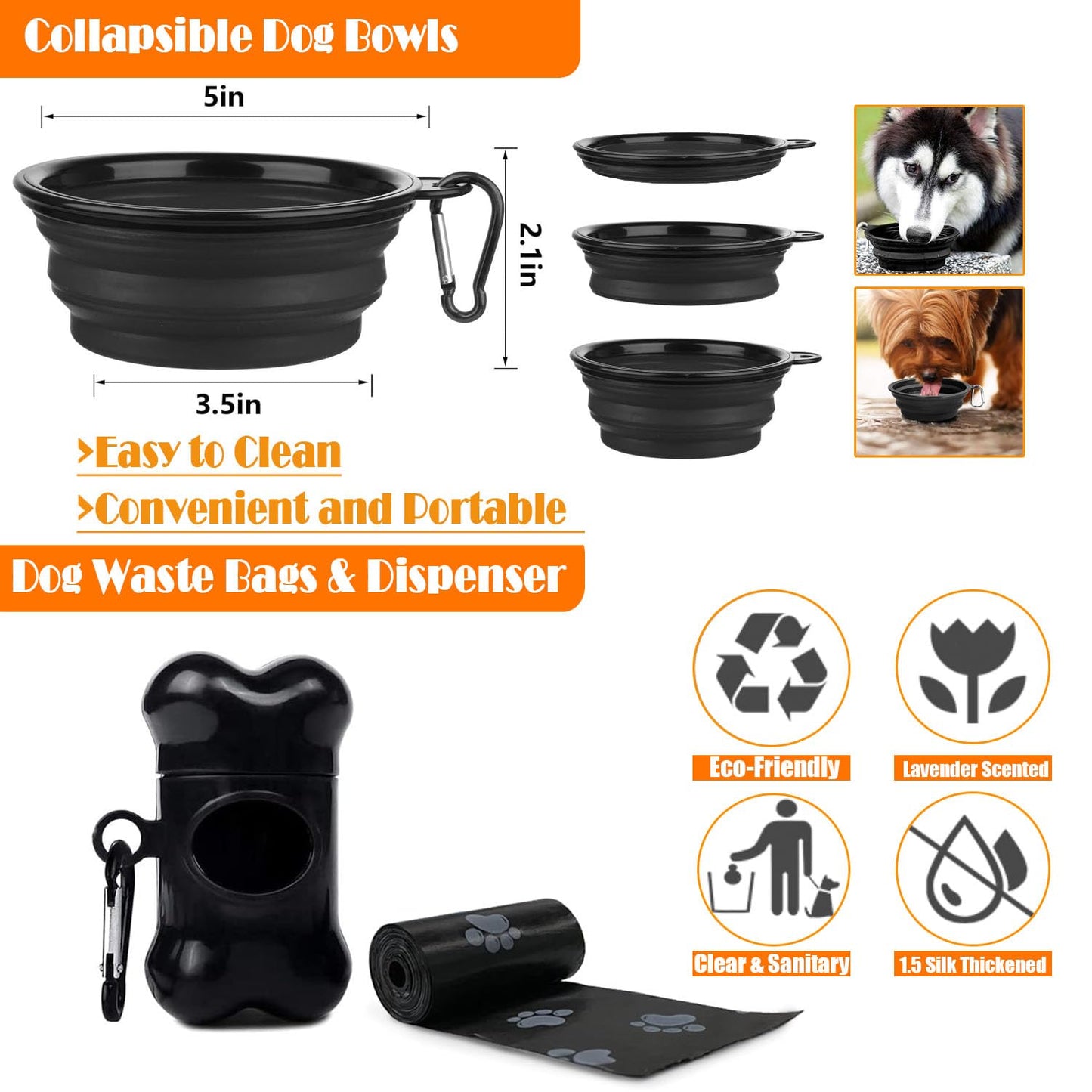 No Pull Dog Harness Set with Leash and Collar