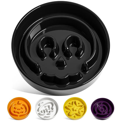 Ceramic Slow Feeder Bowl for Dogs & Small Pets