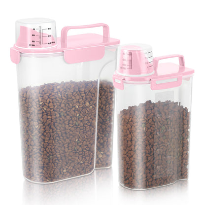 Airtight Pet Food Storage Container with Pour Spout
